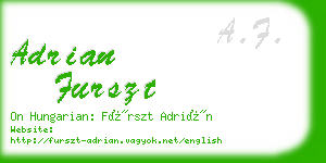 adrian furszt business card